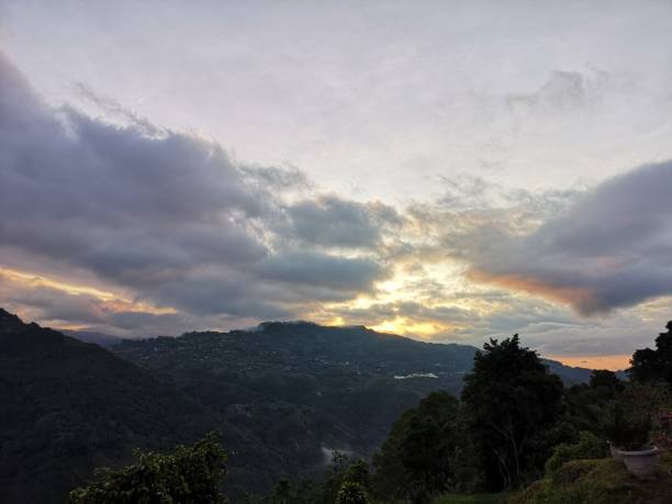 istock Beautiful sunrise overlooking Mount Kinabalu 1152604304