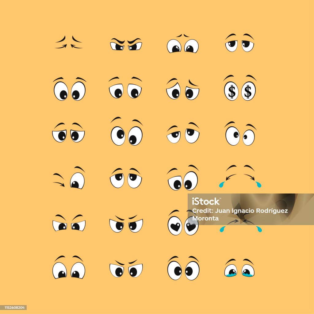 Ilustración de Dibujos Animados De Ojos Blancos Y Negros Con Fondo Amarillo Conjunto De Vectoresvector y más Vectores Libres de Derechos de Ojo - iStock Ilustración de Dibujos Animados De Ojos Blancos Y Negros Con Fondo Amarillo Conjunto De Vectoresvector y más Vectores Libres de Derechos de Ojo - iStock