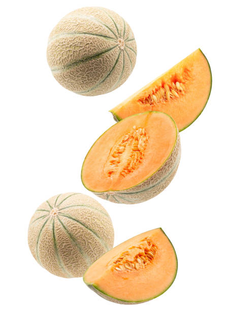 istock melons with slices isolated on a white background 1152609439