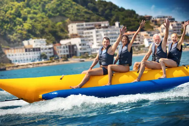 Photo of Banana boat fun.