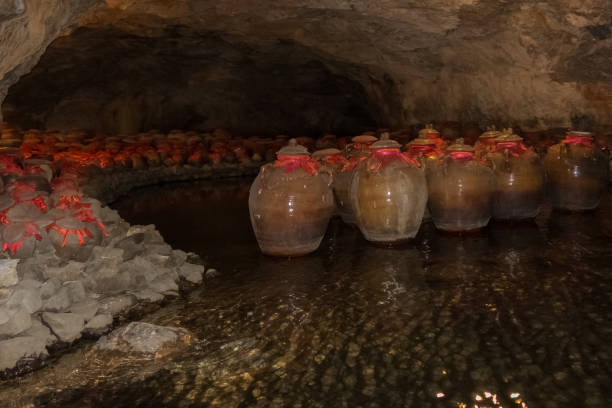 istock Earthen pots in Trang An caves 1152613304