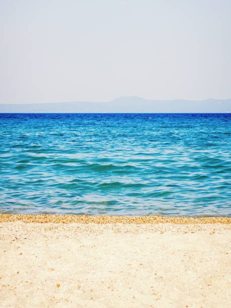 istock Tropical seascape. Sky and sea Sand  beach. 1152622334