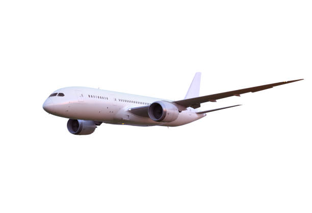 istock Commercial jetplane isolated on white background 1152622817