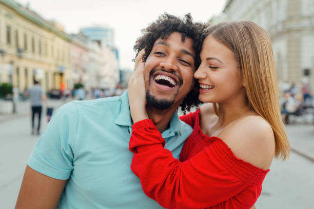 istock Man and woman having fun 1152622818