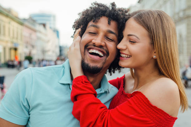 istock Man and woman having fun 1152622946