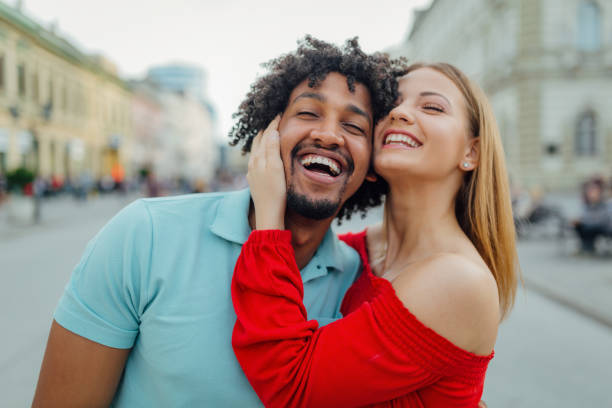 istock Man and woman having fun 1152622994