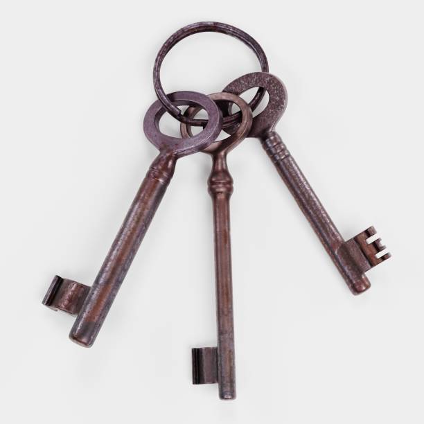 istock Realistic 3D Render of Classic Old Keys 1152626746