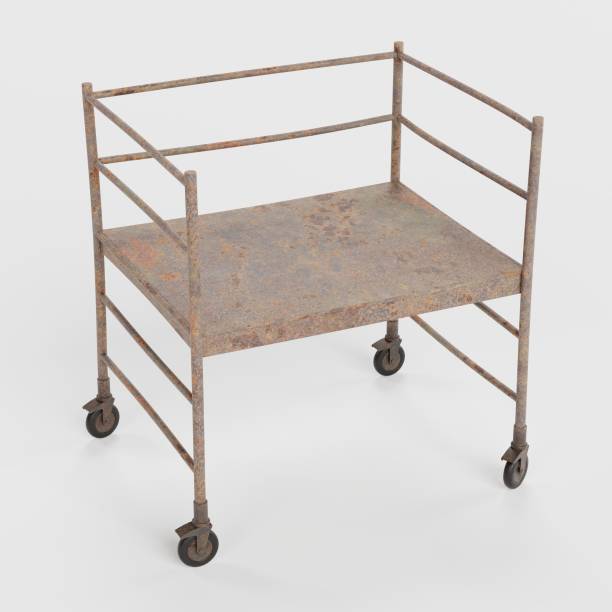 istock Realistic 3D Render of Metal Scaffolding 1152626865
