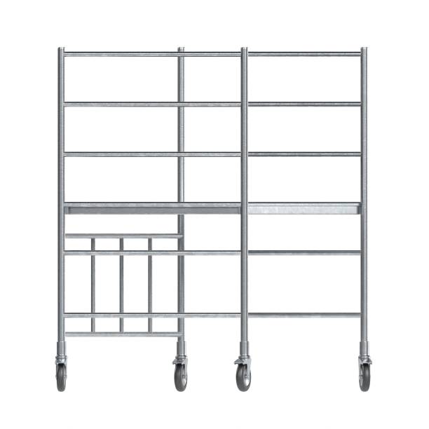 istock Realistic 3D Render of Metal Scaffolding 1152627012