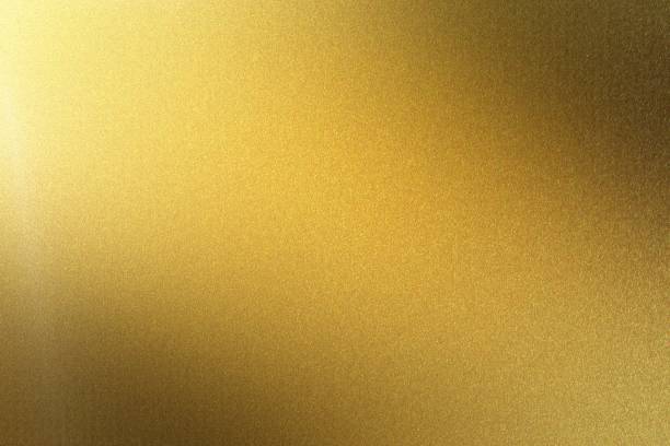 istock Polished golden metal plate, abstract texture background 1152627597