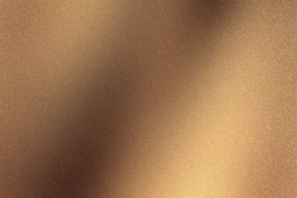 istock Polished bronze metal wall, abstract texture background 1152627599