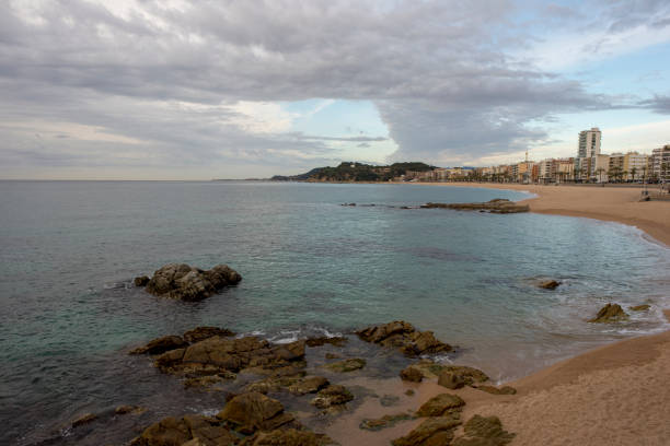 istock Round roads through Lloret de Mar, Costa brava 1152633167