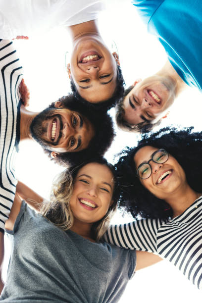 istock Group of good friends spending time together and having fun. 1152634110