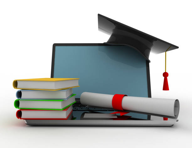 istock laptop with graduation cap 1152639179
