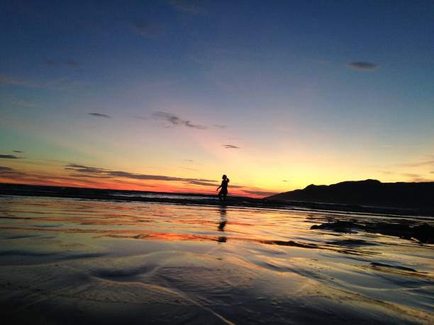 istock Sunset on Caraguatatuba Beach, Brazil 1152639849