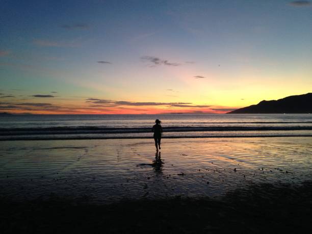 istock Sunset on Caraguatatuba Beach, Brazil 1152639872