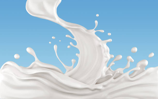 istock white milk or yogurt splash abstract background. 1152641825