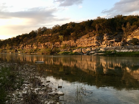 Blanco river near Wimberley Texas