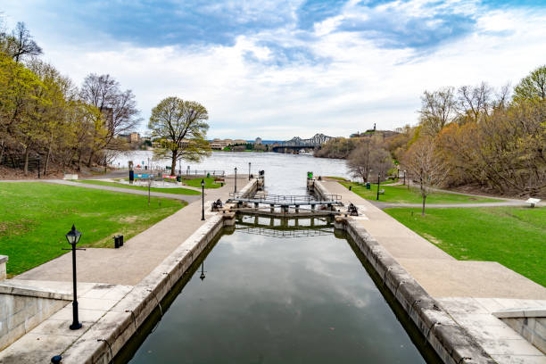 istock Ottawa River Pathway at Rideau Canal in Ottawa, Canada 1152642298