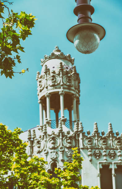 istock Street lamp in Barcelona, Spain 1152645686