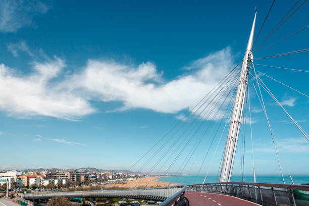 istock Amazing bridge in Pescara city 1152645745