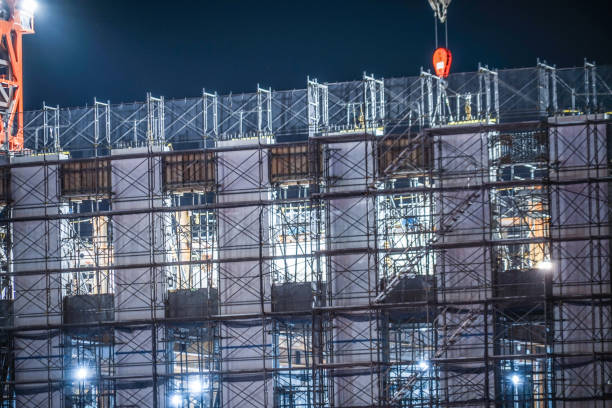 istock Construction site of an office building (Minato Mirai,Yokohama) 1152650226