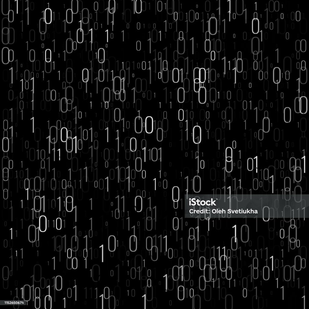 Binary Code Digital Technology Background Computer Data By 0 And 1 ...