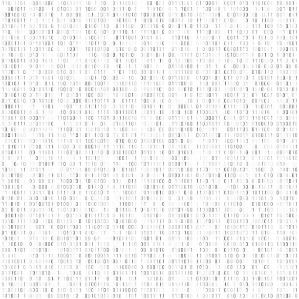 1,600+ Binary Code White Background Illustrations, Royalty-Free Vector ...