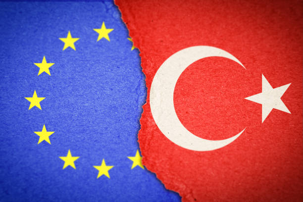 istock Concept of Conflict between Europe and Turkey 1152651392