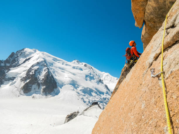 istock Steep mountain sides. Matterhorn climb 1152653146