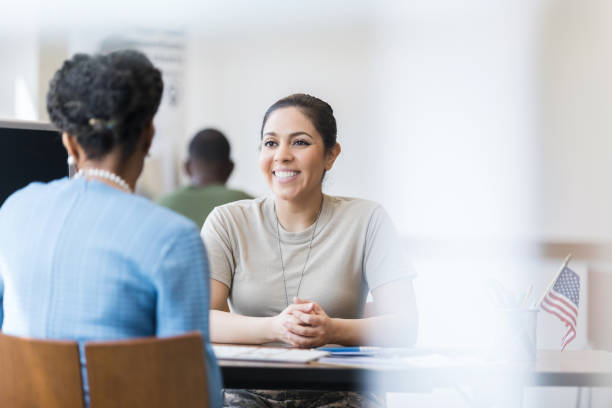 istock Soldier smiles as she hears her inheritance came through 1152654601