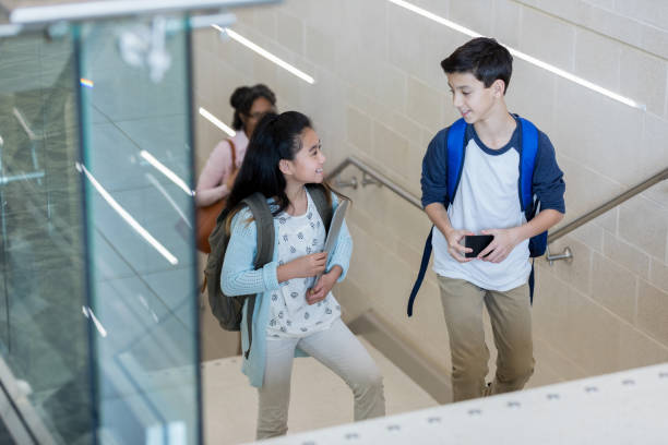 istock Cheerful school friends 1152654862