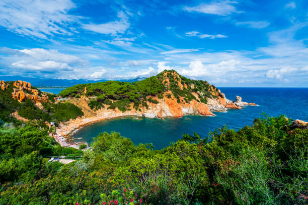 red rocks,Sardinia,terrace,resort,bay