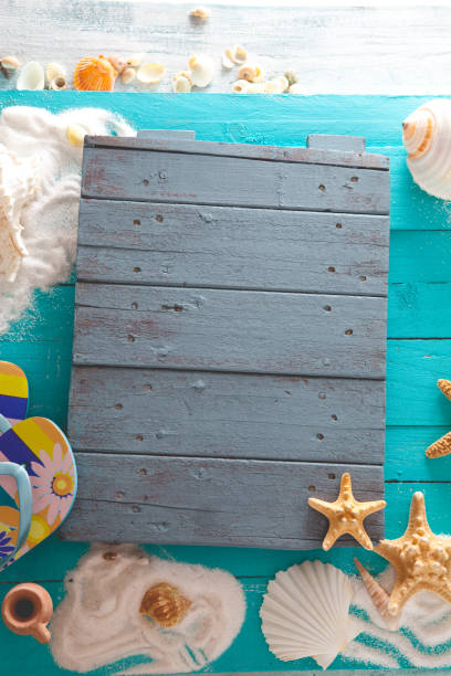 istock Summer background on wood 1152658283