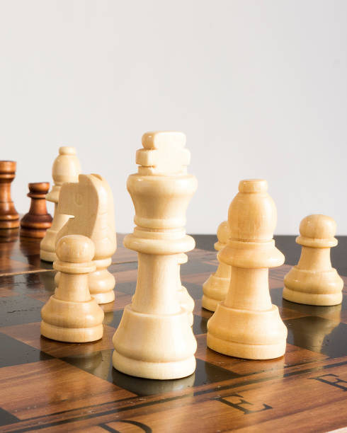 istock Chess photographed on a chessboard 1152659683