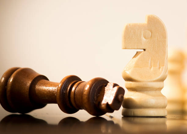 istock Chess photographed on a chessboard 1152659694
