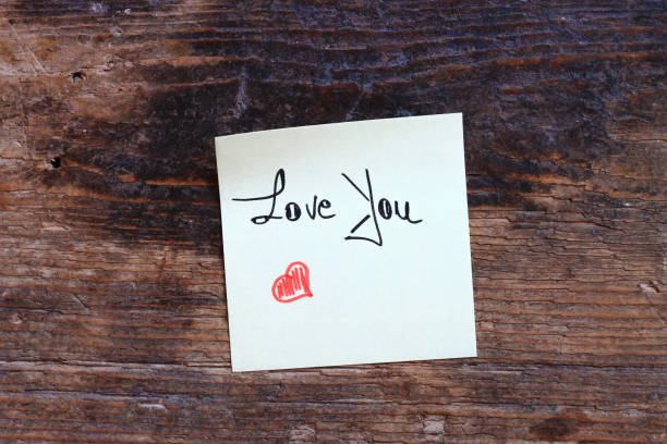 istock Love You message on wooden table 1152666690