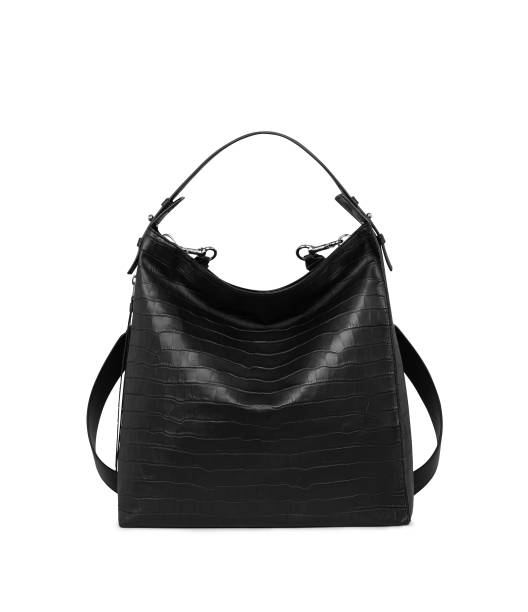 istock Elegant black bag for official use with white background 1152674387
