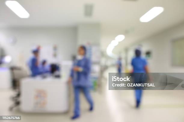 Foto de Fundo Embaçado e mais fotos de stock de Hospital - Hospital, Plano de Fundo, Saúde e Medicina