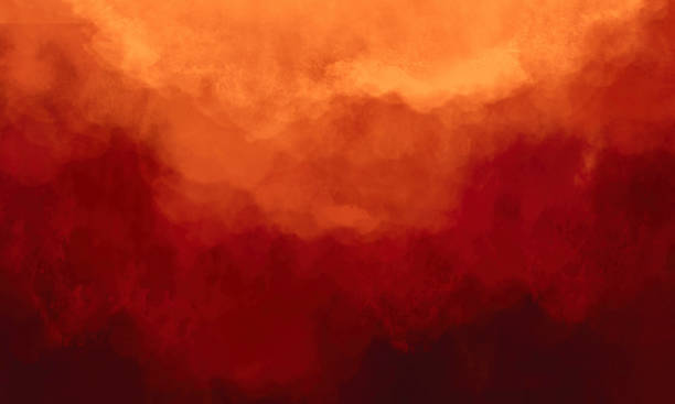 istock Abstract Watercolor Background - Fiery Red 1152678177