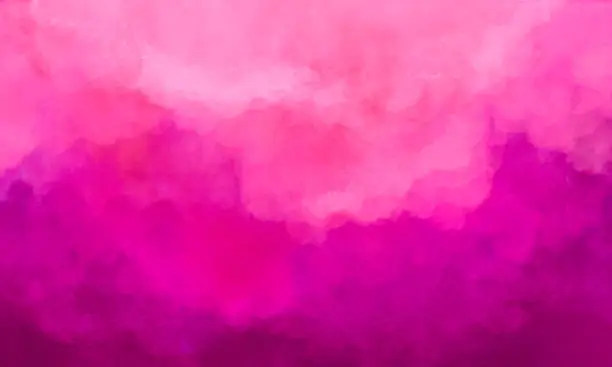 Abstract Watercolor Background - Hot Pink, Magenta