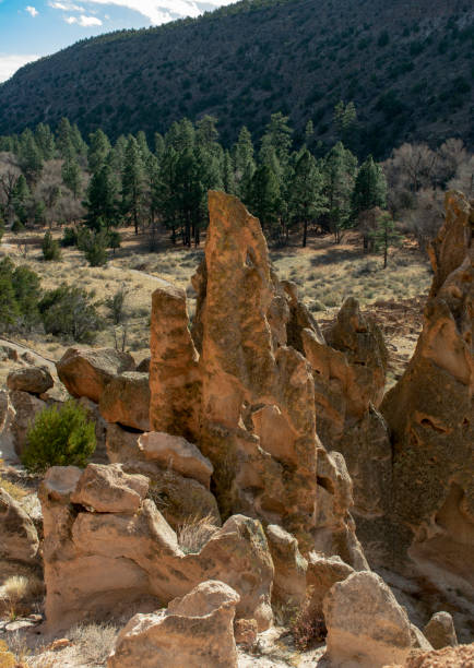 istock Bandalier National Monument Rock Formation Outcropping 1152678252