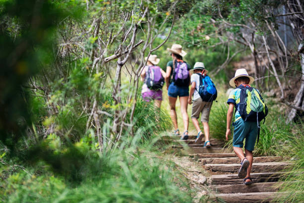 istock Family hiking in Spanish mountains 1152697359