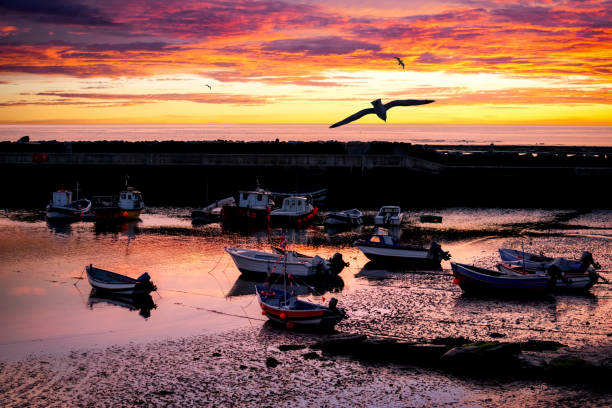 istock Morning colour at the harbour, Staithes 1152705703