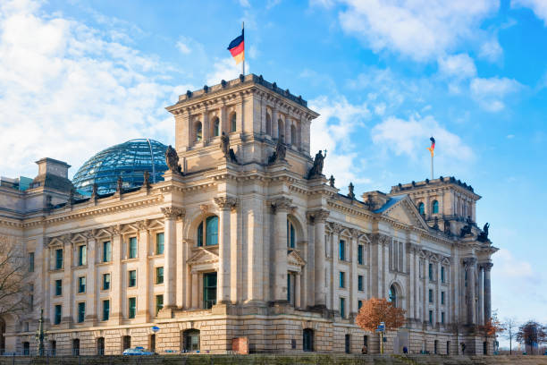 istock Reichstag building architecture in Berlin 1152706020