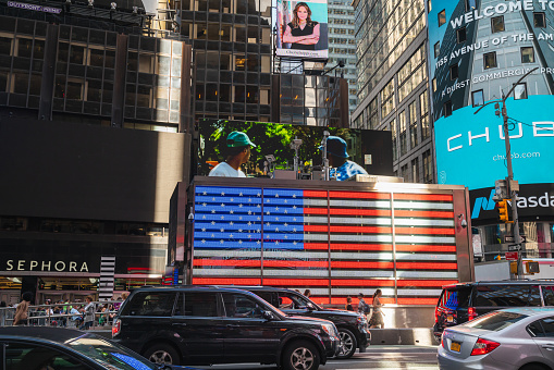 Time Square. Memorial Day 2019. New York City, May 24, 2019
