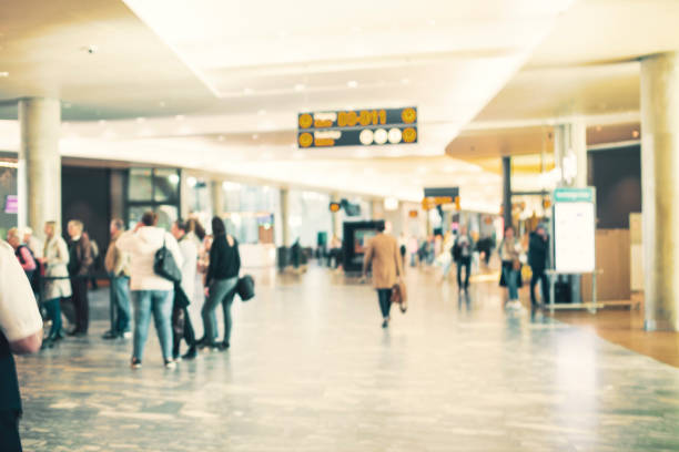 istock Defocused modern airport terminal 1152723824