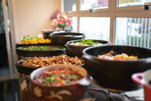 istock Brazilian food displayed in a self service restaurant 1152727607