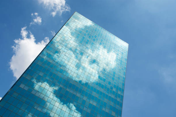 istock Building with glass windows 1152735605