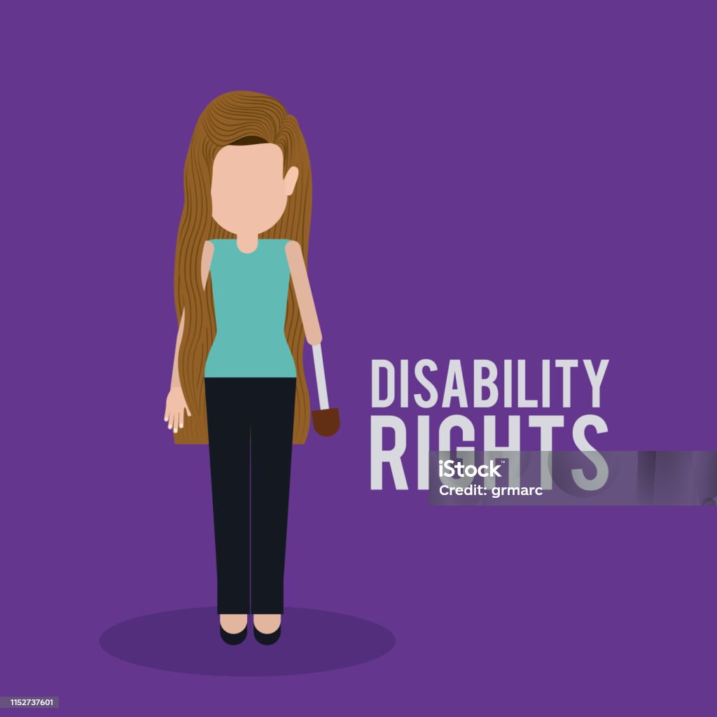 Disability Rights Design Disability Rights Design Stock Illustration - Download Image Now ...